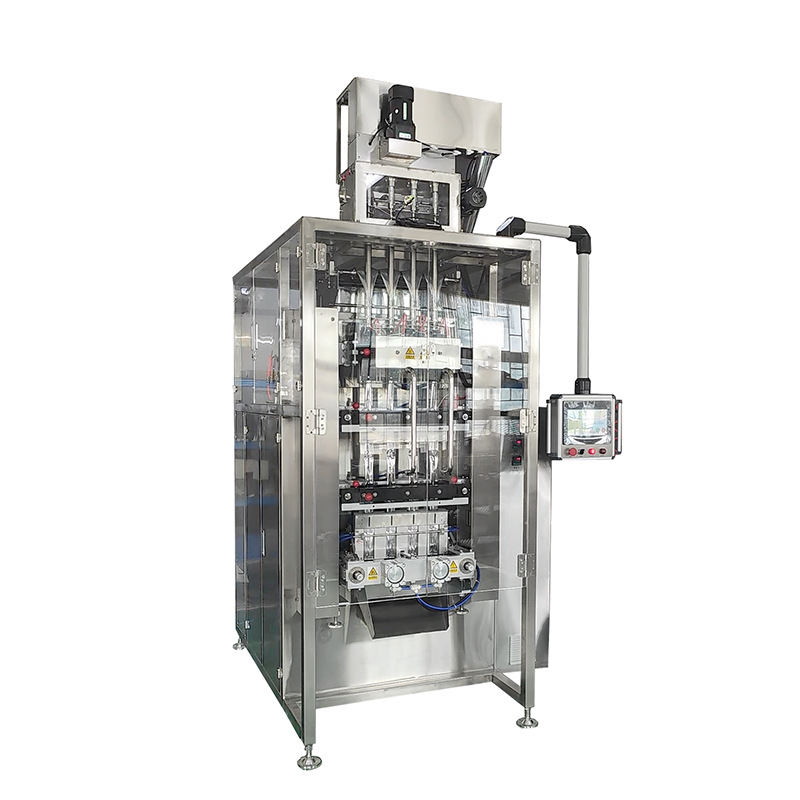 Máquina de envasado de polvo de té de leche para envasado de sellado posterior para polvo de sustituto de comida, polvo de enzimas, probióticos, polvo de medicina, etc. de alta precisión