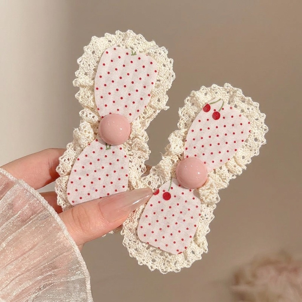 1# レーストリム 桜柄ドット 10cm×4.5cm