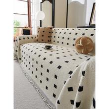 沙发巾盖布2025新款秋冬季轻奢高级感防猫抓沙发垫一整张全盖套罩