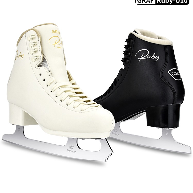 U10 Figure Skating Shoes Kidsren's Ice Skates Men's and Women's Real Ice Skates Entry-Level Graf Adult Skates