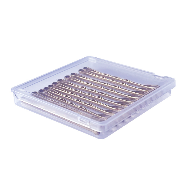 Caja de embalaje de joyería caja de almacenamiento de tarjetas de plástico transparente PP caja cuadrada de plástico cubierta clip de papel caja de embalaje fábrica