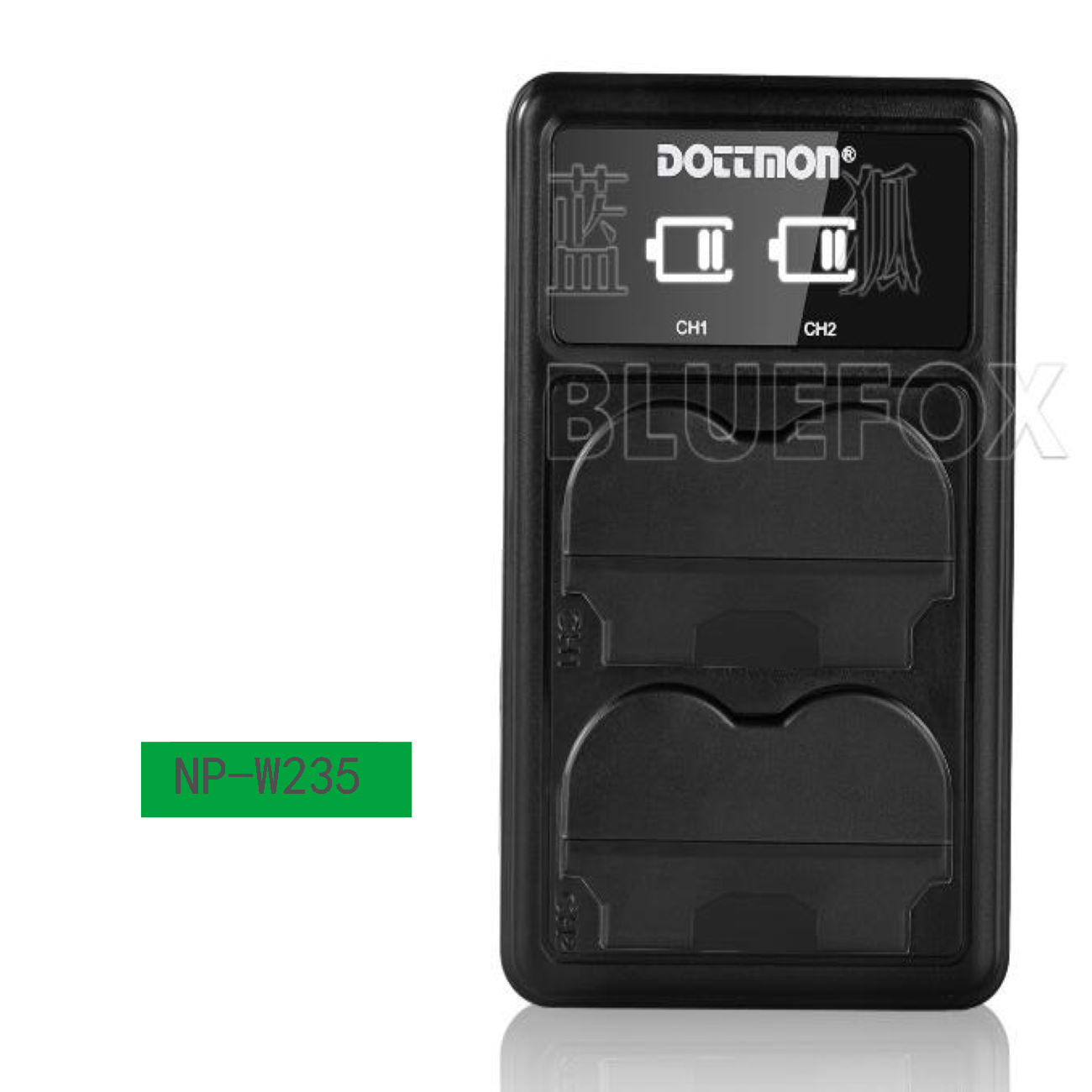 富士NP-W235相机电池充电器 两槽USB快充数码显示适用X-T4GFX100S