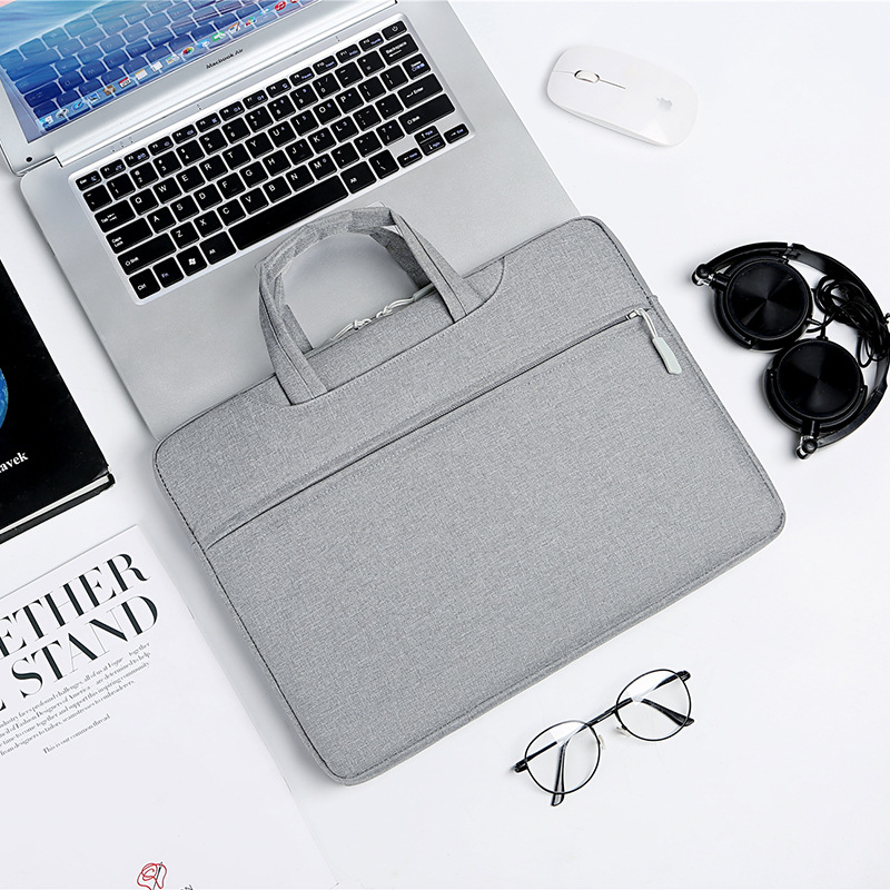 Bolso portátil 14 pulgadas 15,6 pulgadas maletín de negocios textura ocio viaje de negocios iPad bolso de computadora