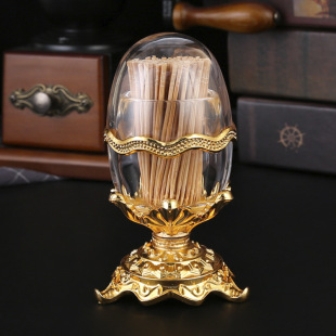 Nordic household toothpick box creative TikTok toothpick holder restaurant fashionable high-end plastic toothpick jar decoration