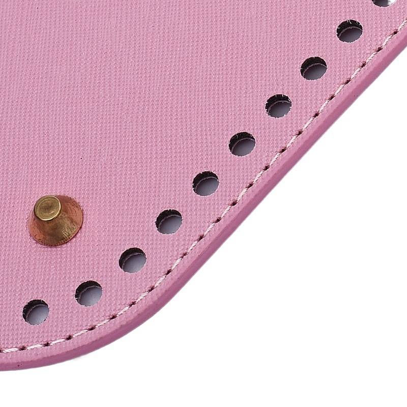 Wholesale DIY Hand-Woven Bag Hyuna Bottom Crocheted Hardware Leather Luggage Accessories Base Bottom Plate 22*10