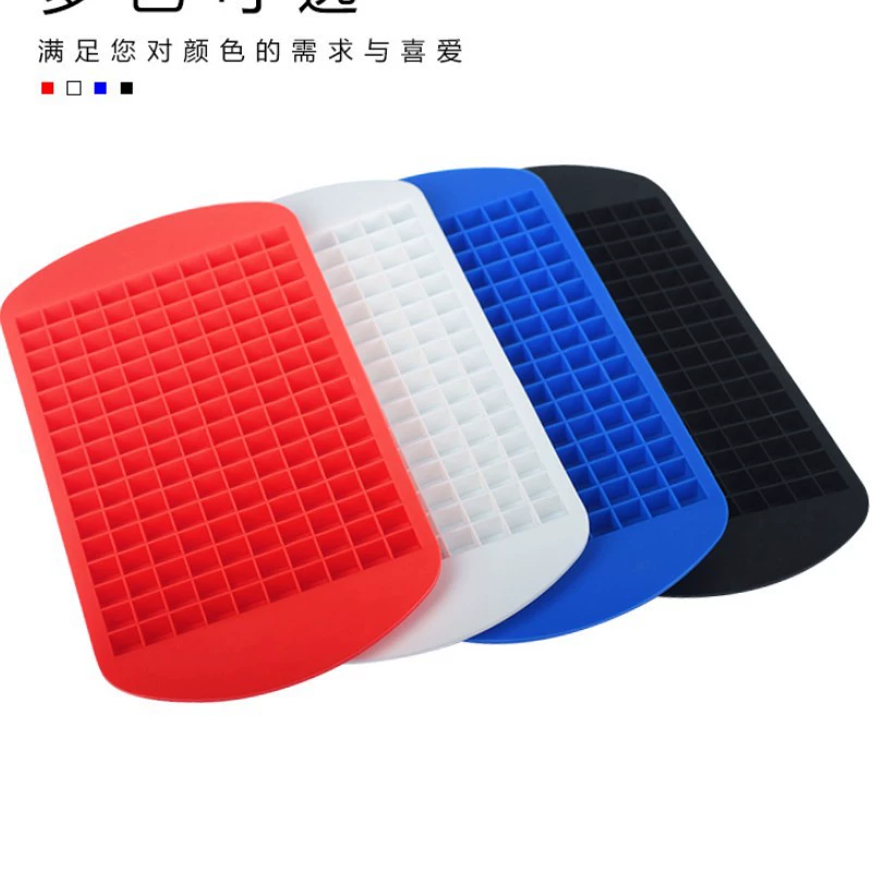 Заводское место, 160 сеток, силиконовый поднос для льда, 1 см, измельченный кубик льда, коробка для льда, силиконовая форма для льда