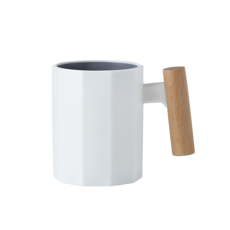 Zahnbürstenhalter Mit Holzgriff Im Nordischen Stil Für Das Bad_voghion.com