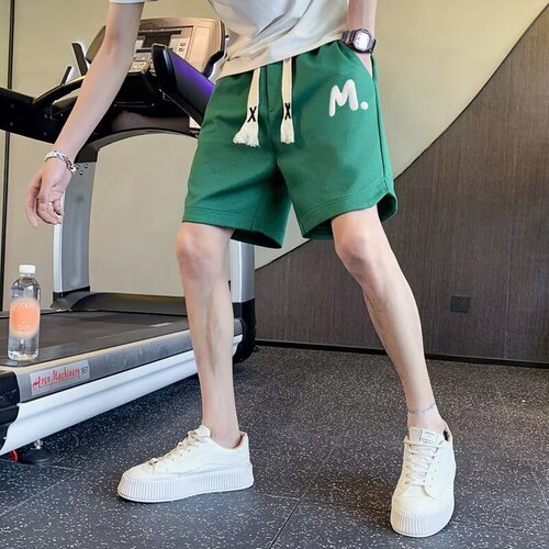 Men's Youth Short Shorts Loose Five-Finger Pants Summer Casual Thin Fitness Running Bottoms for Outerwear Trendy
