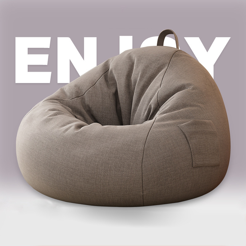 Cotton y lino funda de sofá perezoso funda de tela chaqueta de sofá bolsa de frijol extraíble y lavable funda de sofá funda de bolsa de frijol comercio exterior Amazon