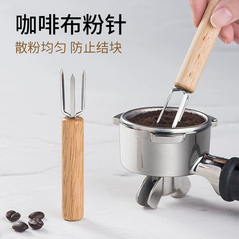 Иглы порошка ткани кофе перемешивая