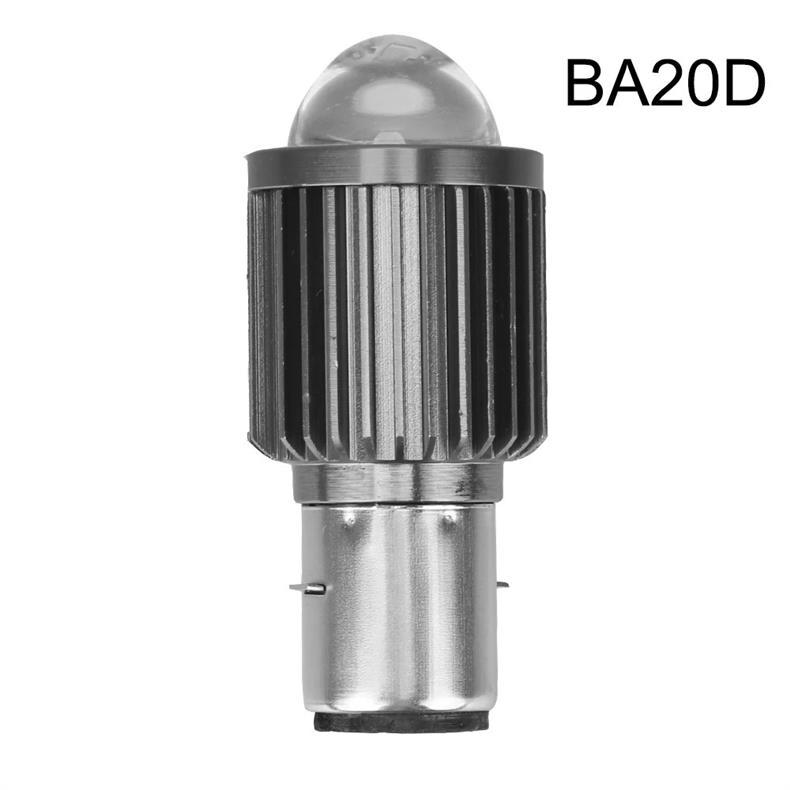 Motorcycle Headlight H4 BA20D Three-Claw White Yellow Electric Vehicle Light