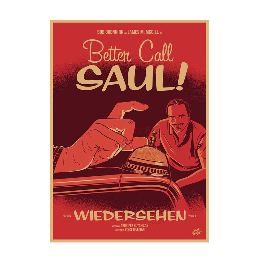 American TV coqueta abogado Better Call Saul poster Bar Cafe Kraft papel decorativo pintura de pared 542