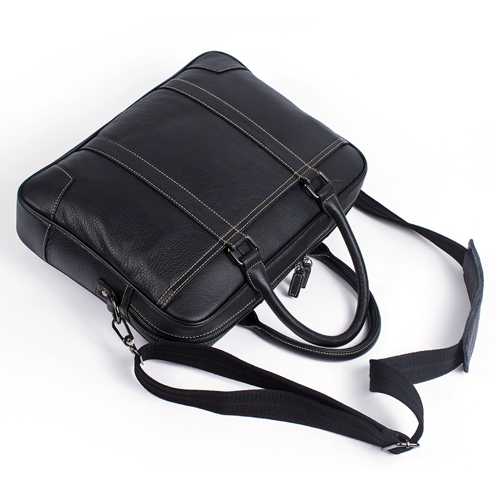 Настоящая кожа Capacious сумка, ноутбук, 14 дюймов, бизнес версия