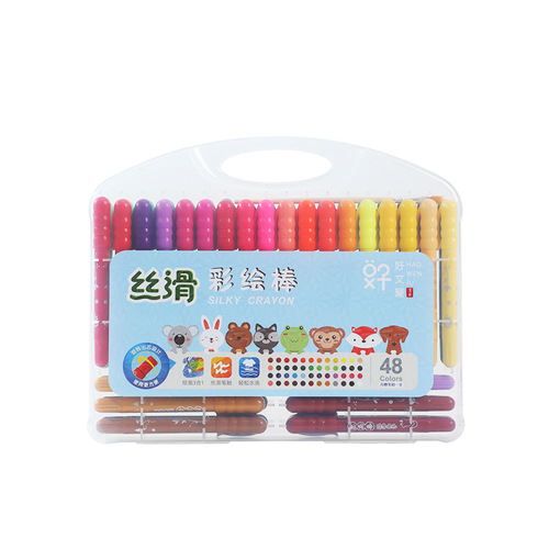 Good article, colorful and painted oil crayons for children, water-soluble oil crayons, kindergarten washable crayon set 