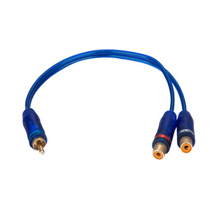 Y line RCA male head to 2 female head car modification audio cable home export best selling 30cm long