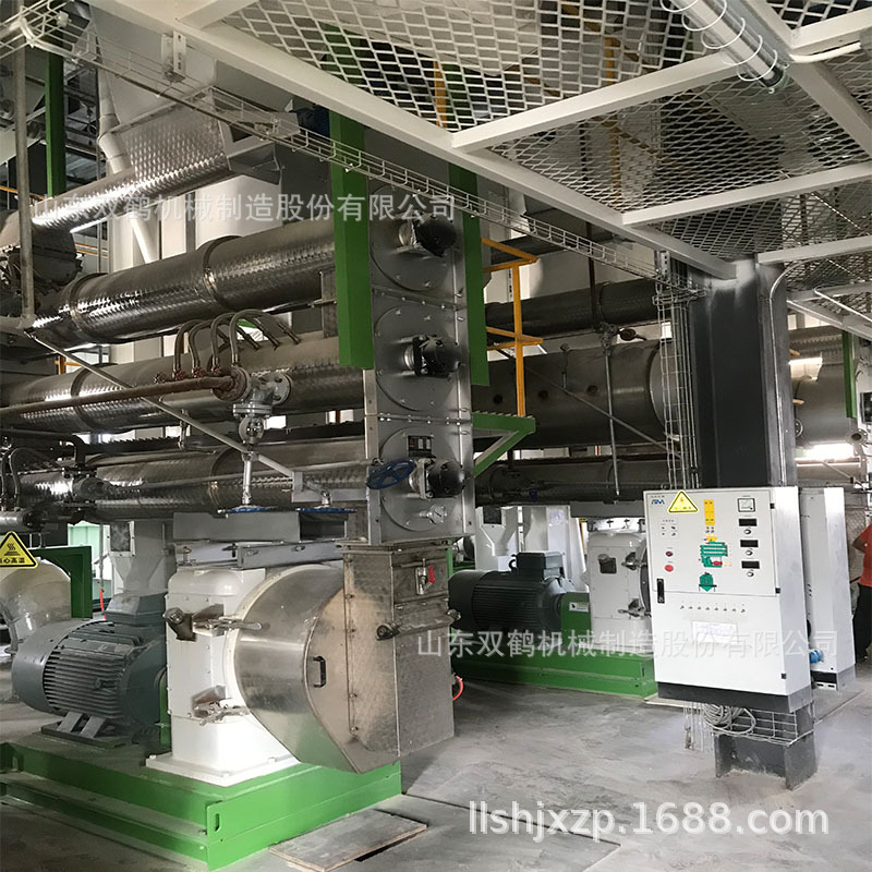 大型农牧养殖鸡饲料加工成套设备 玉米谷物混合制粒饲料生产线