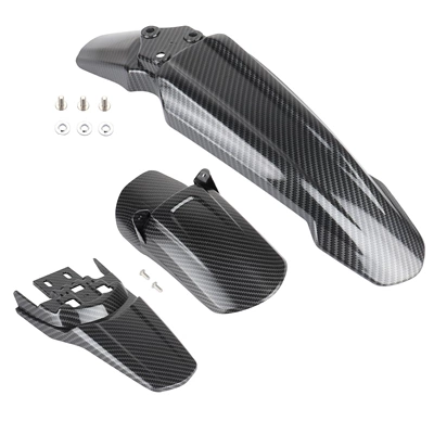 Parts, Shell Front and Rear — Motorcycle Fender - water-transfer-three-piece-set