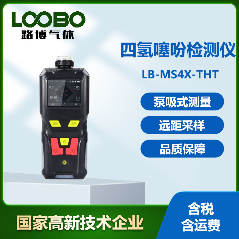 便携式四氢噻吩检测仪手持泵吸式四氢噻吩浓度检测报警器