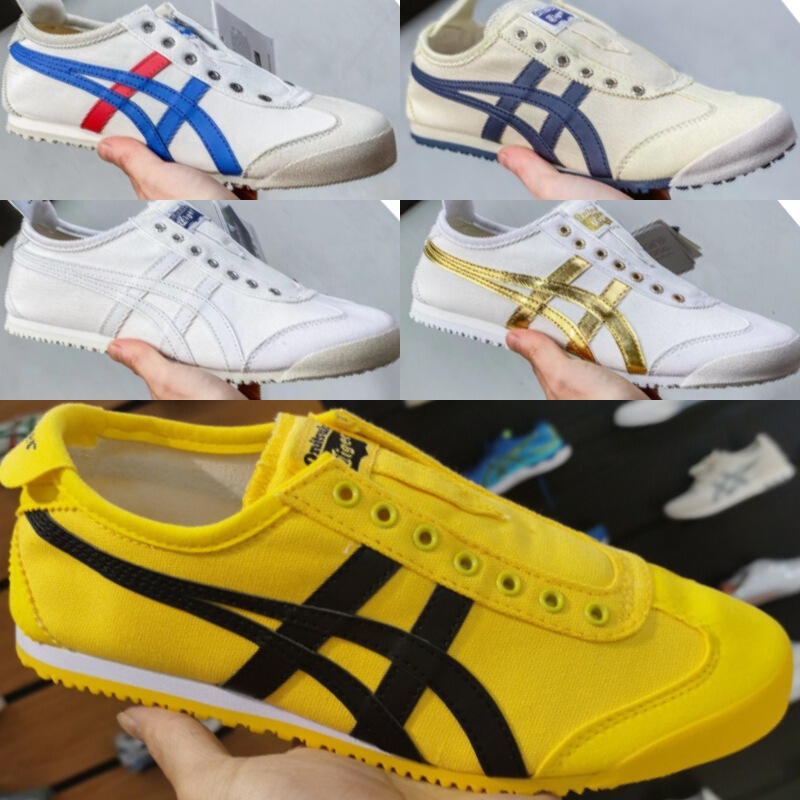 Putian Tiger Onitsuka Tiger Men's Canvas Shoes Sneakers Flat Low-Top Breathable Color-Blocking Lightweight Versatile