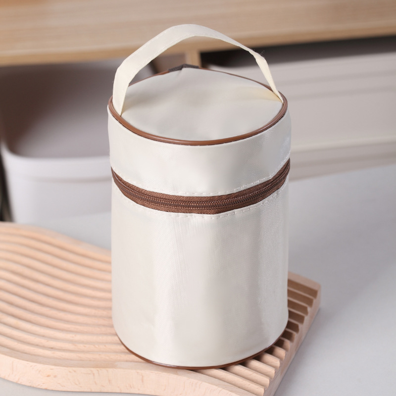 Ins Lunch Box Oxford Bag Insulation Bag Aluminum Foil Office Worker Student with Meal Bag Satchel Fresh and Cold Soup Cup Bag