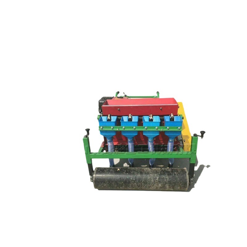 Siembra de ajo de montaña de llanura auto-propulsada ajustable siembra de semillas de ajo bajo demanda pequeña plantación de ajo agrícola