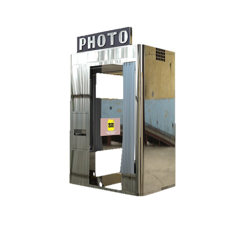 Nueva máquina de adhesión de cabeza grande en todo uno, cámara interactiva de autoservicio coreana, foto de certificado de selfie en todo uno se exporta al extranjero.