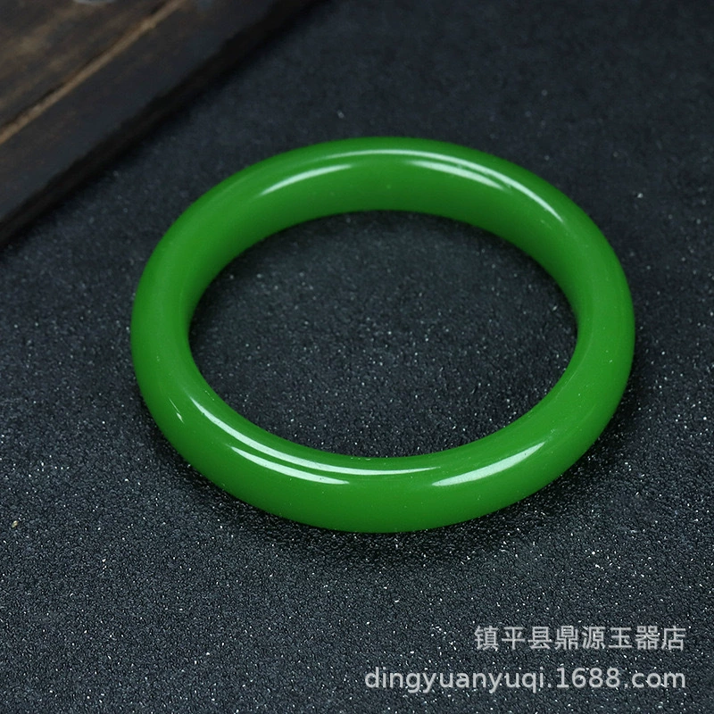 Multicoloured glass bracelet jade, Birthday gift