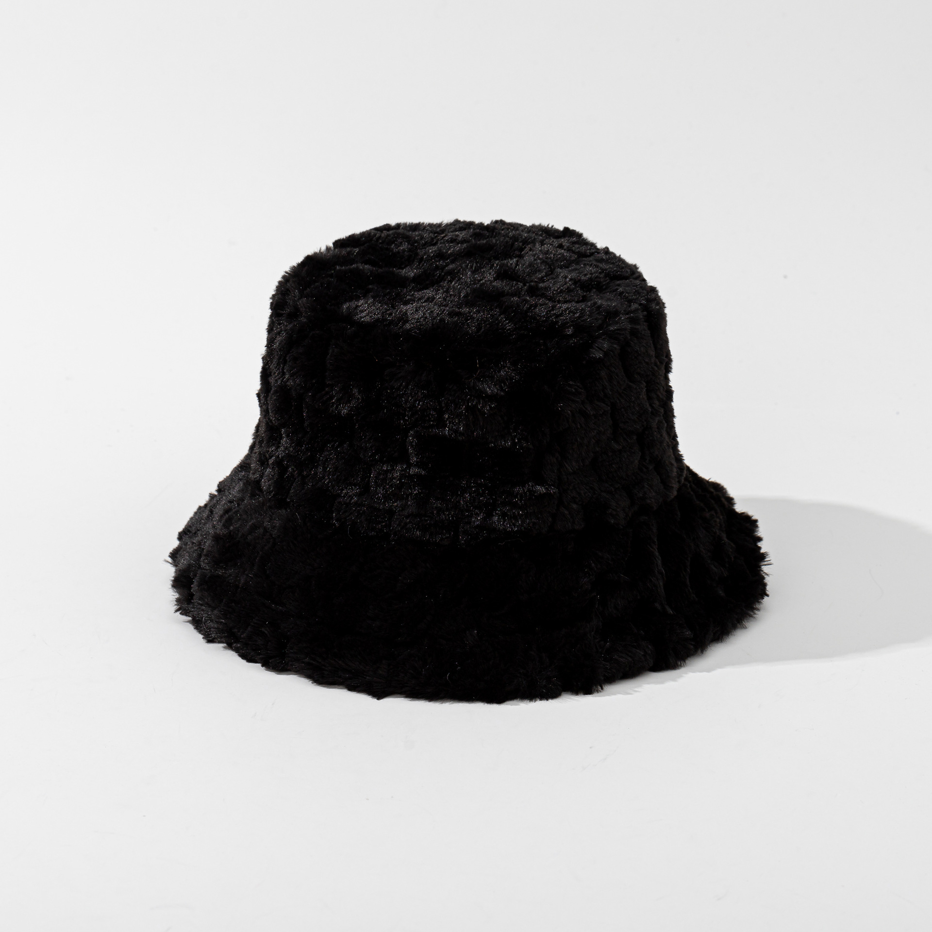 Simple Style Style Big Eaves Rim Women's Simple Style Solid Color Big Eaves Bucket Hat