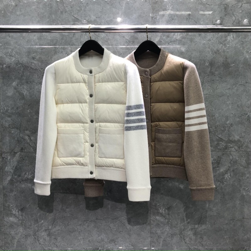 Tb Factory Direct Sales New Autumn and Winter Classic Four-Stripe down Jacket for Women, Casual, Comfortable and Versatile