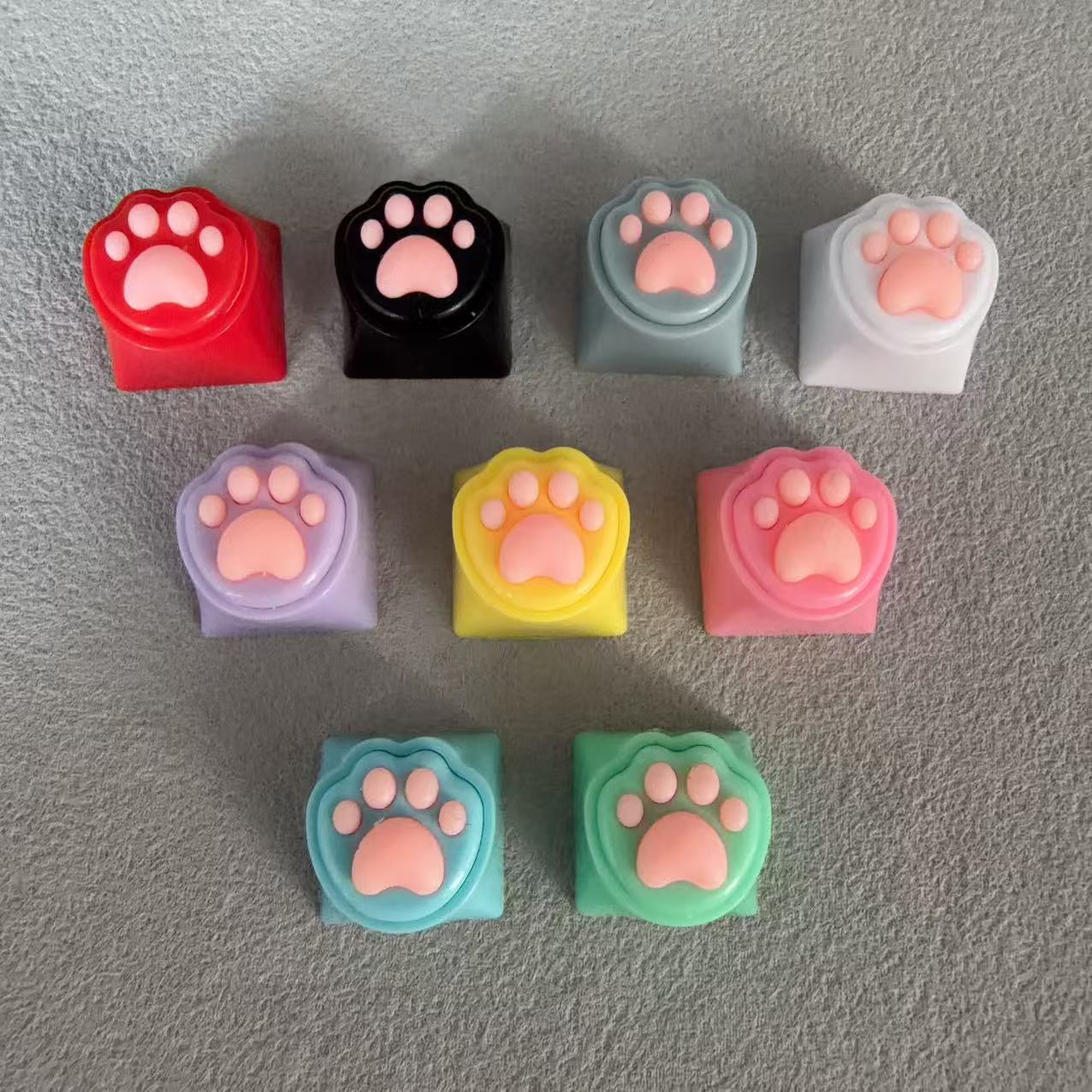 Silicone color shell cat claw-mixed color