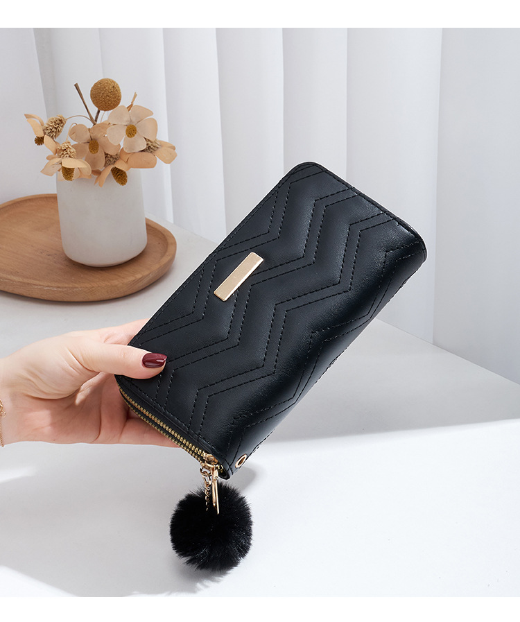 Women's Solid Color PVC Zipper Wallets display picture 15