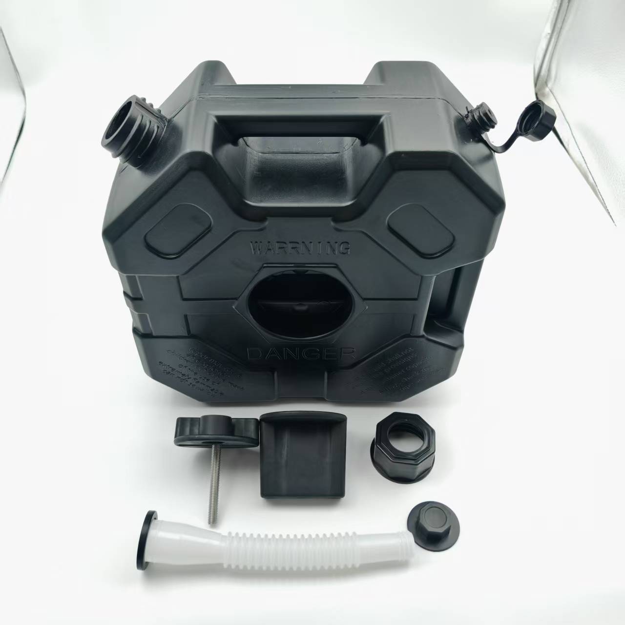 Portable Plastic Thickeneded Explosion-Proof Gasoline 5L Oil Barrel Car Motorcycle Spare Fuel Tank Off-Road Self-Driving Equipment Modification