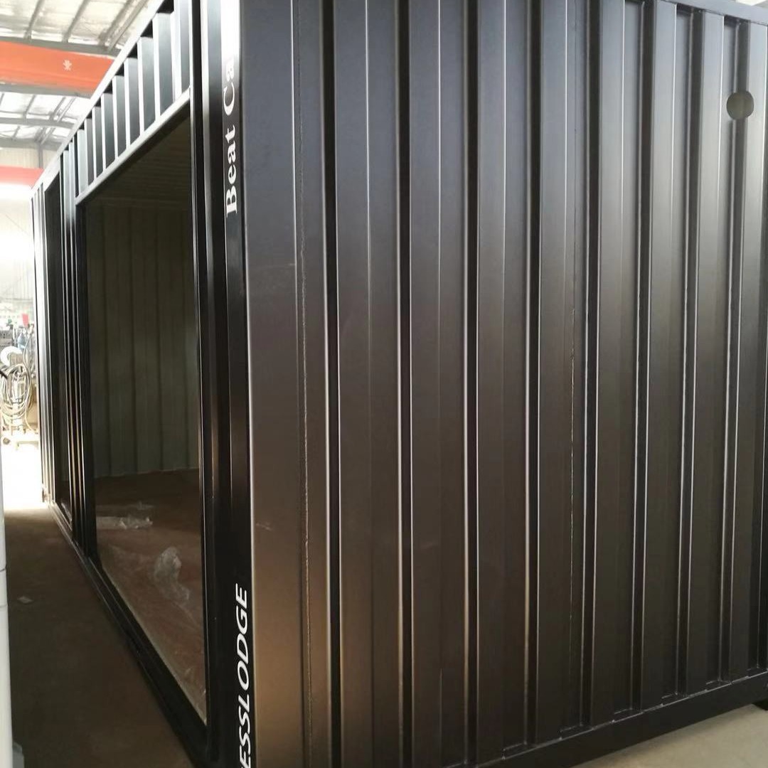 提供各种尺寸集装箱房 日本JIS钢材 多层集装箱别墅