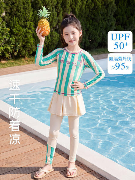 Children's split swimwear