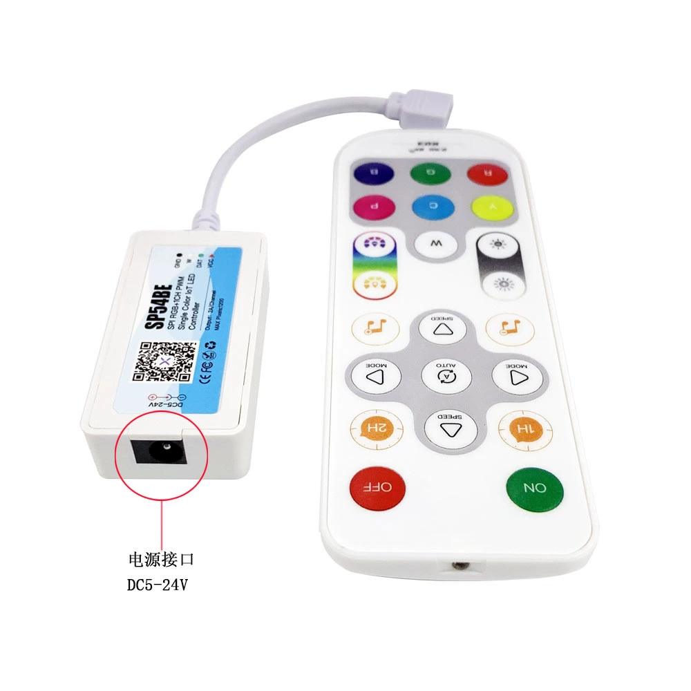 SP54BE Фантазия Цвет RGB+1CH PWM Монохромный Bluetooth Музыкальный LED Контроллер