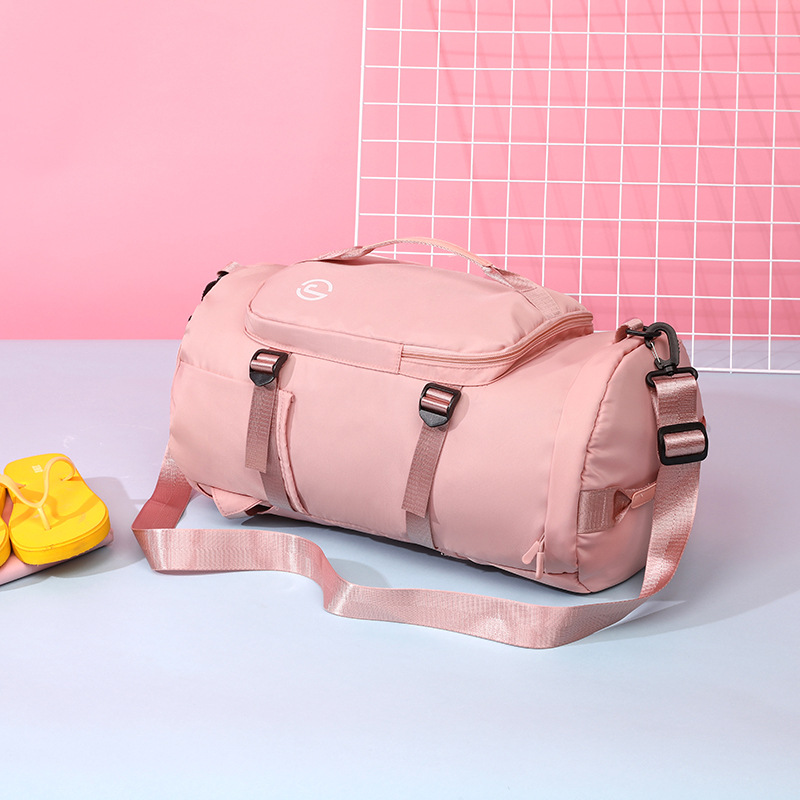 capacious water repellent sports bag for yoga