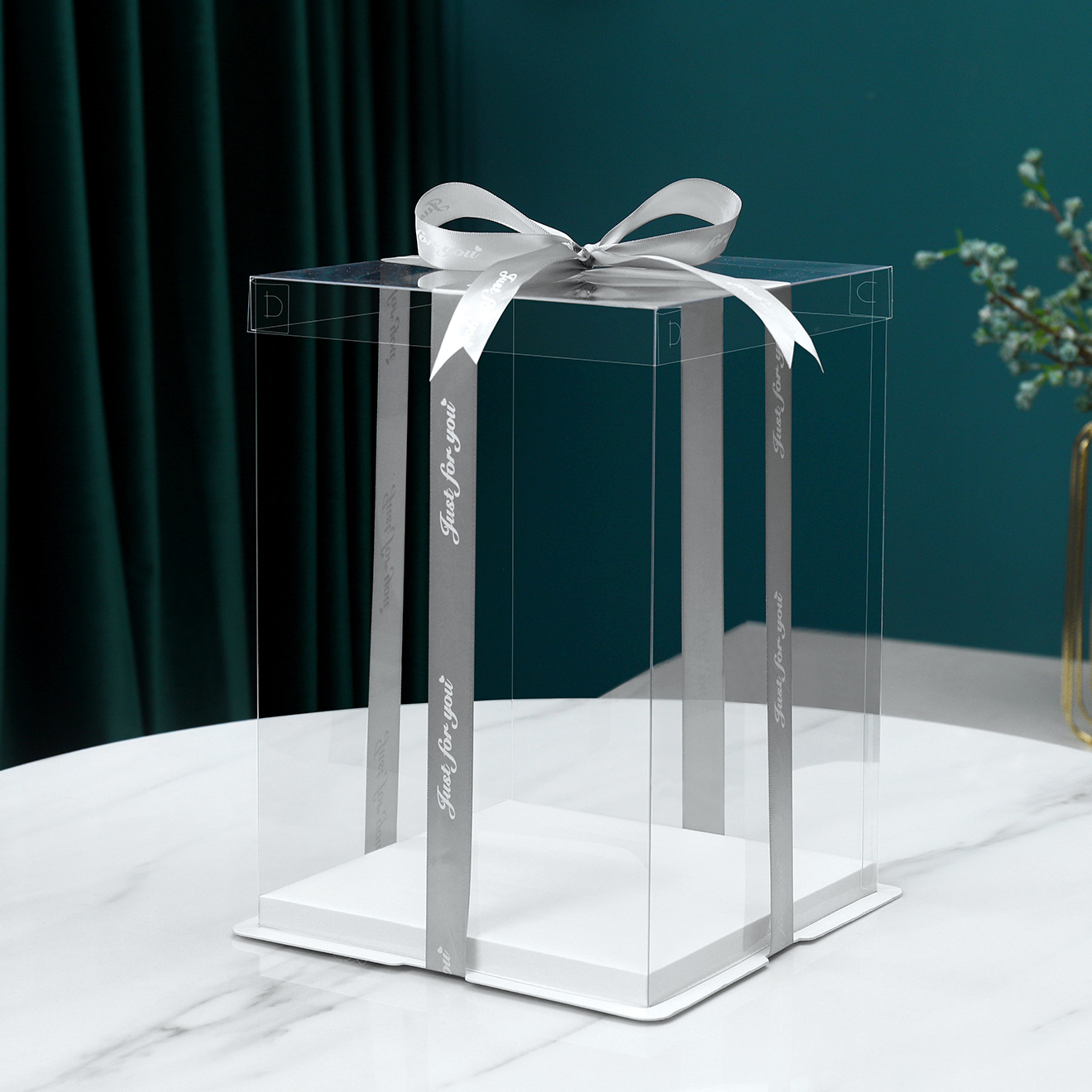 批发透明蛋糕盒4寸6寸8寸10寸加高三合一生日烘焙包装盒cake box