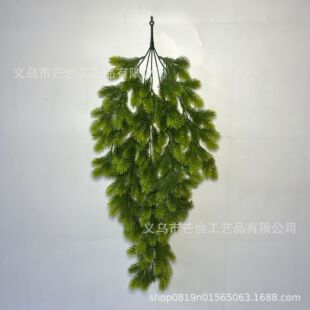 Christmas Scene Artificial Green Plant Rattan Christmas Tree Creative Arrangement Desktop Christmas Tree Decorations Ornaments Cross-Border