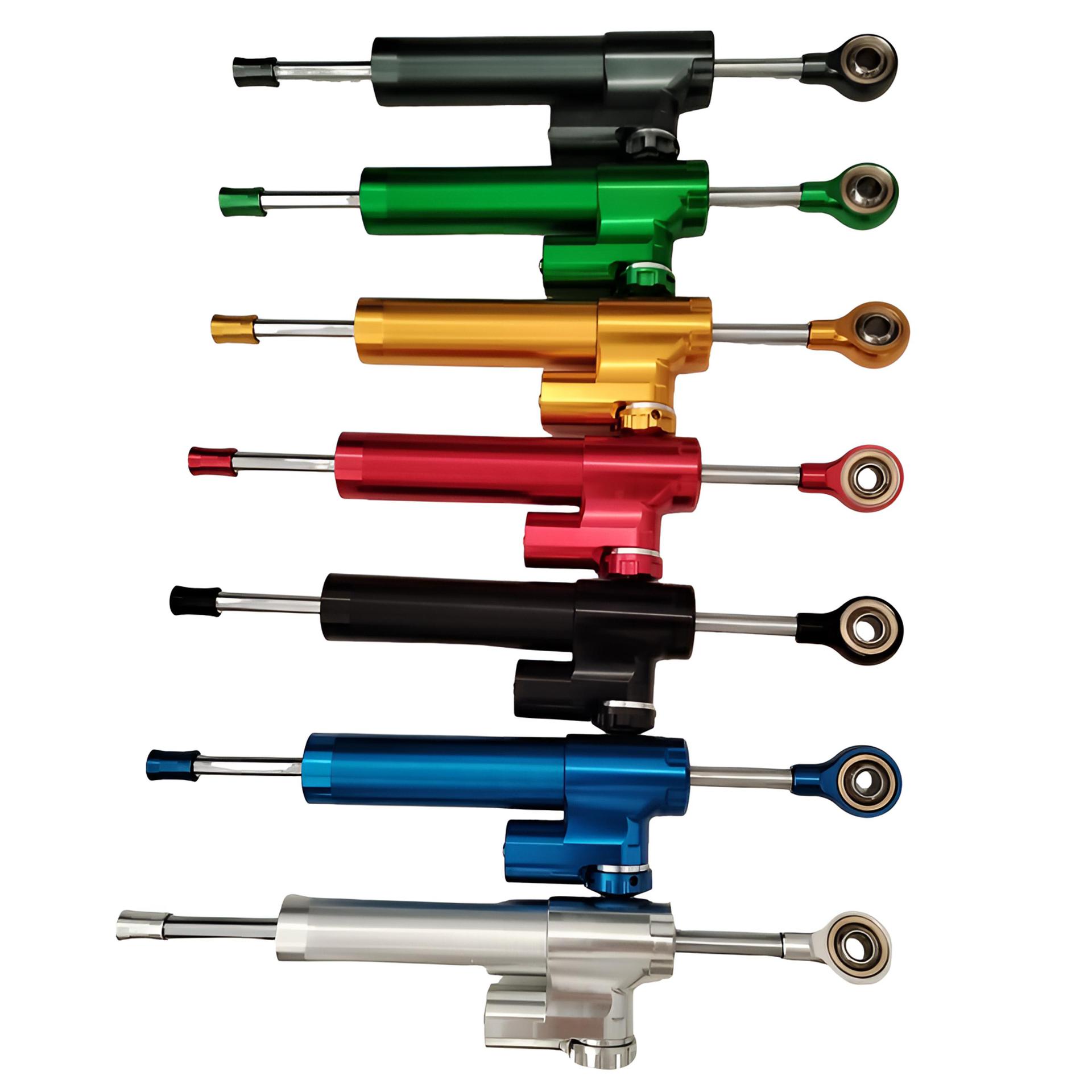 Motorcycle universal modification-direction damper/steering damping buffer/anti-swing head Balance Bar titanium ruler