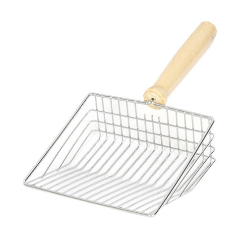 Metal cat litter shovel large cat poop scooper cat bentonite cat litter tofu sand fine hole cat poop shovel cleaning supplies