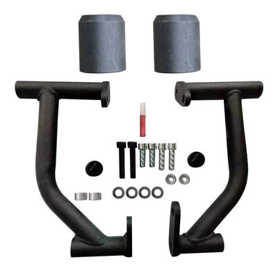 one-word competitive bumper spring head – Motorcycle bumper - black-frosted-carbon-steel-bumper-nylon-drop-resistant-head-1-pair