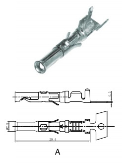 LX324-E1.5B-P 连接器端子927890-1