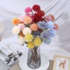 3 header chrysanthemum simulation flower ping -pong chrysanthemum 3 thorns ball chrysanthemum wedding fake flower silk flower decorative flower home decoration spot