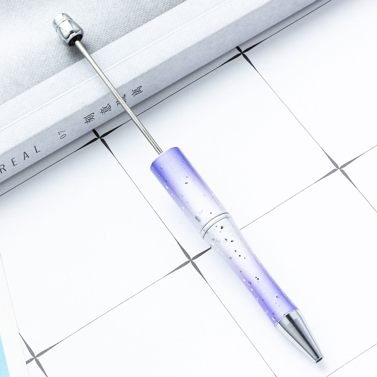 Diy Star Bead Pen creativo galvanizado UV Bead Pen estrella sequin gradiente Bead Pen al por mayor