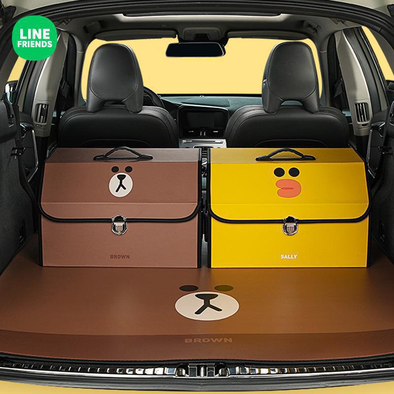 LINE FRIENDS自動車トランクマット専用トランクマット四季通用カードテールマット|undefined