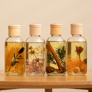Household Long-lasting Fragrance Aromatherapy Essential Oil Dried Flower Rattan Fragrance Expanding Non-fire Aromatherapy Bedroom Bathroom Deodorizing Fragrance Volatile Fragrance