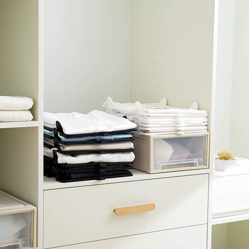 新款叠衣板专用冰丝防皱垫板懒人简易收纳整理架衬衣折叠分类神器