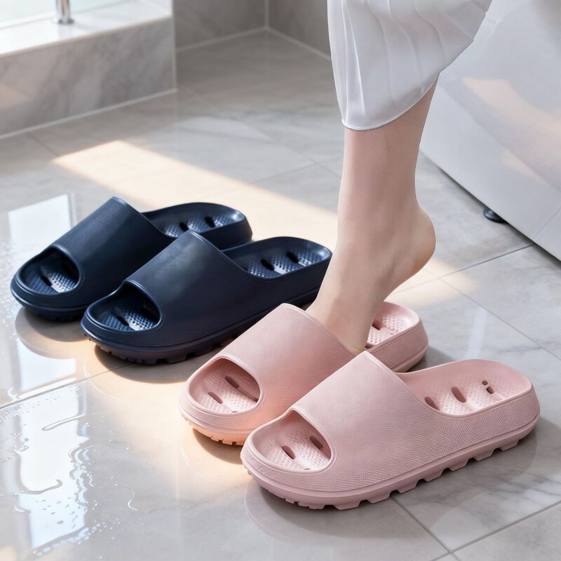 Bathroom Shower Slippers for Women, Non-Slip, Hollow Eva Thick-Soled, Odor-Resistant, Suitable for Hotel and Spa Centers, Water-Draining Sandals for Men Bathroom Shower Slippers for Women, Non-Slip, Hollow Eva Thick-Soled, Odor-Resistant, Suitable for Hotel and Spa Centers, Water-Draining Sandals for Men