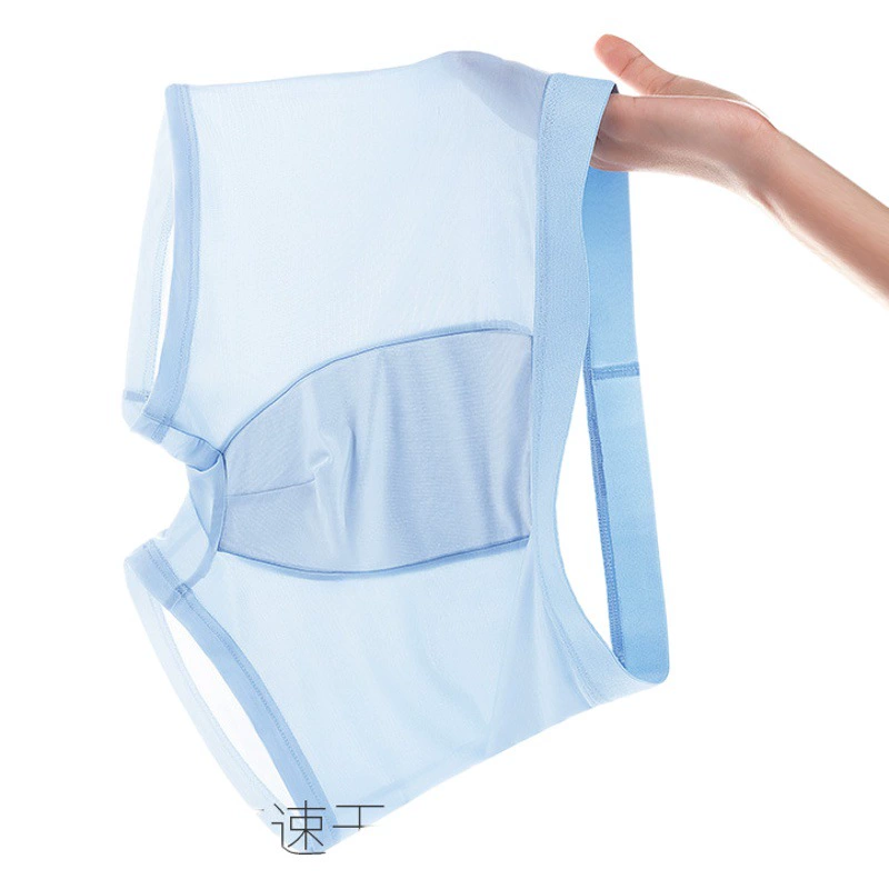 Взрывы Мужское нижнее белье из ледяного шелка, летнее антибактериальное нижнее белье 5A, мужские удобные дышащие боксеры-боксеры, брюки оптом