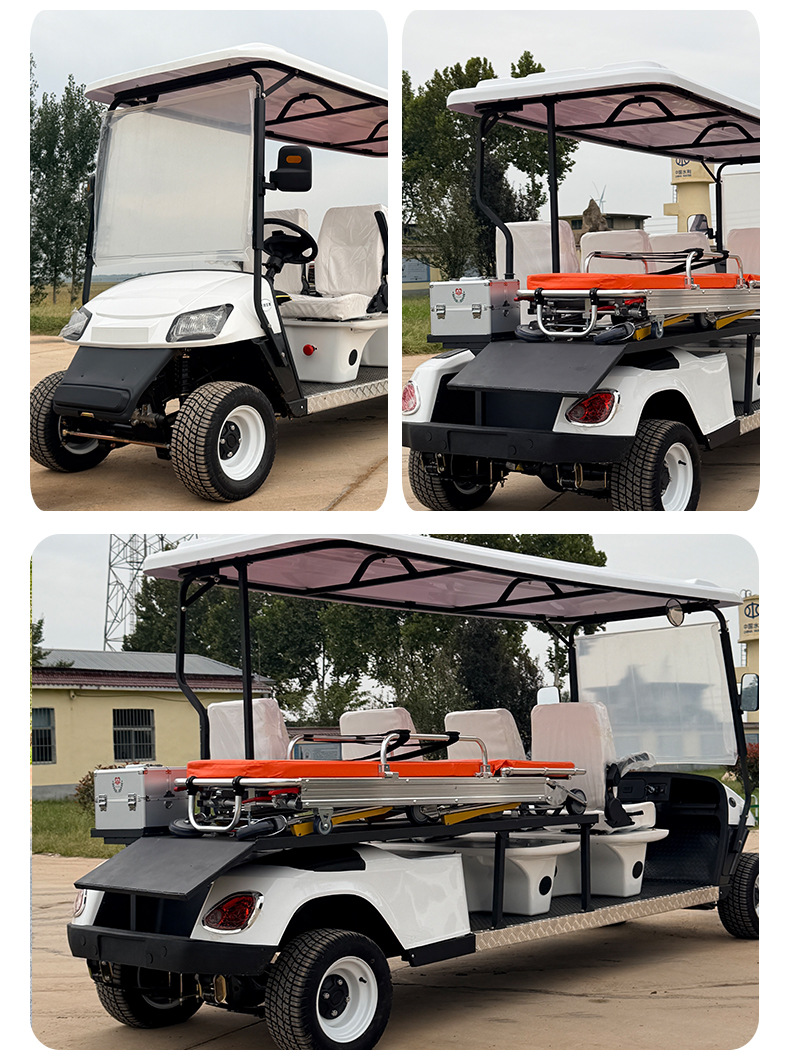 Electric Sightseeing Car, Hotel Sales Office, Scenic Spot Stretcher, Ambulance, Medical Care, Foreign Trade Export Golf Cart